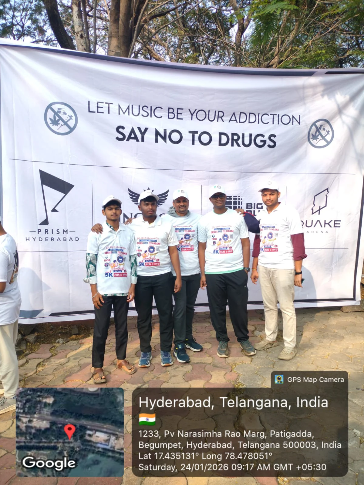 Join 5k Run Anti Drugs Awareness Program At Necklace Road on 24.01.2026 - 9